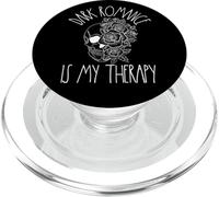 Dark Romance Is My Therapy Book Lover Merch Trigger Warning PopSockets PopGrip for MagSafe