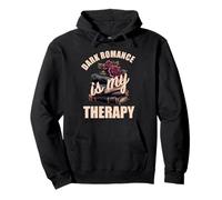 Dark Romance Is My Therapy Bookish Merch No Trigger Warning Pullover Hoodie