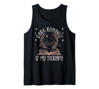 Dark Romance is My Therapy Bookish Merch Trigger Warning Tank Top
