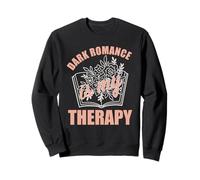 Dark Romance Is My Therapy Bookish Women Trigger Warning Sweatshirt
