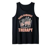 Dark Romance is My Therapy Bookish Women Trigger Warning Tank Top