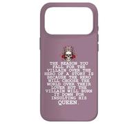 Dark Romance Merch In My Villain Era Falling for the Villain Case for iPhone 17 Pro Max