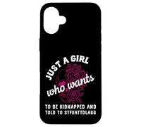 Dark Romance Merch Kidnapped STFUATTDLAGG Girl Dirty Books Case for iPhone 16 Plus