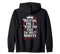 Dark Romance Reader Booktok Trope Who Did This To You Zip Hoodie