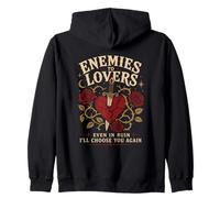 Dark Romance Reader Enemies To Lovers Trope Zip Hoodie