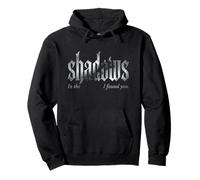 Dark Romance Reader Gothic Shadows Bookish Aesthetic Pullover Hoodie