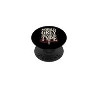 Dark Romance Reader Morally Grey Is My Type PopSockets Adhesive PopGrip