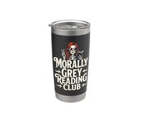 Dark Romance Reader Morally Grey Reading Club Stainless Steel Insulated Tumbler