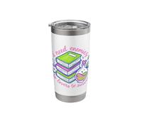 Dark Romance Reader Retro 90s Enemies to Lovers Bookish Stainless Steel Insulated Tumbler