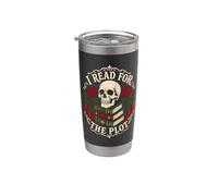 Dark Romance Reader Spicy Book I Read for The Plot Stainless Steel Insulated Tumbler