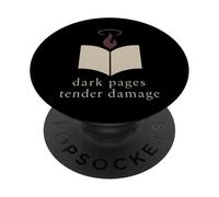 Dark Romance Reader Villain Era Morally Grey Book Gift PopSockets Adhesive PopGrip