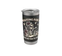 Dark Romance Reader Who Did This to You Skeleton Stainless Steel Insulated Tumbler