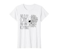 Dark Romance Reader Women Coffee Lover Spicy Book Merch Value Graphic T-Shirt, Women, White, XL