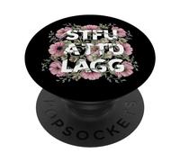 Dark Romance Romantasy Book Lover Shadow Daddy STFUATTDLAGG PopSockets Adhesive PopGrip