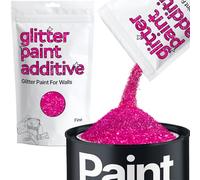 Dark Rose Pink Glitter Paint Additive Fine 100g for Adding Sparkle to Paints & Varnish | Paint Walls Sparkly Add to Emulsion, Acrylic or Lacquer Indoor | Hemway