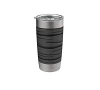 Dark Rustic Panel Minimal Structured Style Design Stainless Steel Insulated Tumbler
