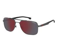 Dark Ruthenium Black/Red Mirror Polarised / 60
