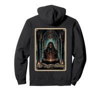 Dark Satanic Unholy Witchcraft Tarot Card The High Priestess Pullover Hoodie