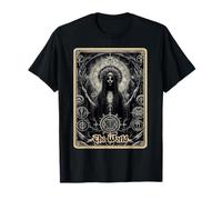 Dark Satanic Unholy Witchcraft Tarot Card The World T-Shirt