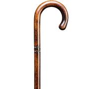 Dark Scorched Acacia Crook Walking Stick