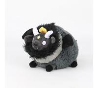 Dark Series 12-Inch Black Monster Plush Toy, Soft Stuffed Animal for Fans of Gothic & Cute Creepy Themes, Unique Creative Gift Idea for Friends