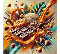 Dark Sesame Chocolate Affair - Sesame, Cocoa, Hazelnut Flavor Concentrate - Vegan - Sasami - 10ml