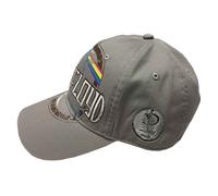 Dark Side Of The Moon Album Distressed Strapback Baseball Cap Pink Grey One Size