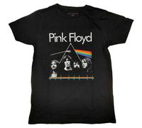 Dark Side Of The Moon Band & Pulse T-Shirt Pink Floyd Black XL