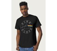 Dark Side Of The Moon Circle Logo T-Shirt Pink Floyd Black XXL