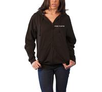 Dark Side of the Moon Circle Womens Hoodie Pink Floyd Black S