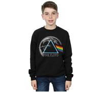 Dark Side Of The Moon Distressed Sweatshirt Pink Floyd Black 3-4 Years