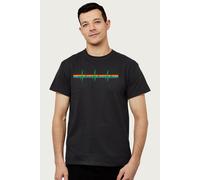 Dark Side Of The Moon Heartbeat T-Shirt Pink Floyd Black XXL