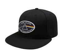 Dark Side Of The Moon White Border Snapback Baseball Cap Pink Black One Size