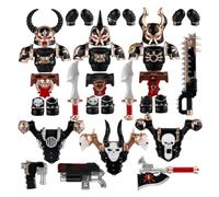 Dark Skeleton Armour & Weapon Building Block Accessory Set