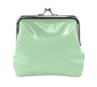 Dark Slate Gray Coin Purse Kiss Lock Change Purse, Womens Change Purse for Coins, 4.5" X 4.1", Dark Sea Green, One Size, Dark Sea Green