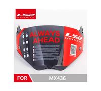 (Dark Smoke) LS2 Pioneer helmet visor anti-scratch lens Suitable for ls2 mx436 full