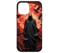 Dark Sorcerer & Blood Dark Moon Ravens Gothic Fantasy night Case for iPhone 12 mini