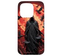 Dark Sorcerer & Blood Dark Moon Ravens Gothic Fantasy night Case for iPhone 15 Pro