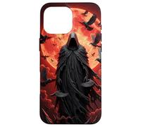 Dark Sorcerer & Blood Dark Moon Ravens Gothic Fantasy night Case for iPhone 16 Pro Max