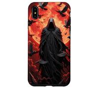 Dark Sorcerer & Blood Dark Moon Ravens Gothic Fantasy night Case for iPhone XS Max