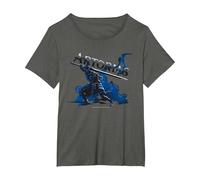 【Dark Souls】 Dark Souls 037 T-Shirt, Women's Plus, Asphalt Grey, 2X