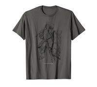 【Dark Souls】 Dark Souls 044 T-Shirt, Men, Asphalt Grey, 3X-Large