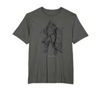 【Dark Souls】 Dark Souls 044 T-Shirt, Men's Big and Tall, Asphalt Grey, 3X Tall