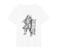 【Dark Souls】 Dark Souls 044 T-Shirt, Women's Plus, White, 3X
