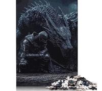 Dark Souls Jigsaw Puzzles Puzzle for Adults Kids. 1000 Piece Whimsical Challenge Toy Educational Games Home Decoration for Adults& Kids Age 14 Years Up 1000pcs (38x26cm)