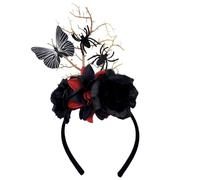 Dark Spiders Hairband with Halloween Party Headwear, Black