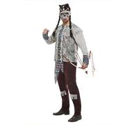 Dark Spirit Warrior Fancy Dress Costume Adult Mens Extra Large