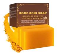 Dark Spot Remover Turmeric Soap, 2Pcs Soap Bars with Vitamin C, Retinol, Collagen- Original Japanese Complex Infused with Hyaluronic Acid, Vitamin E, Shea Butter, Castile