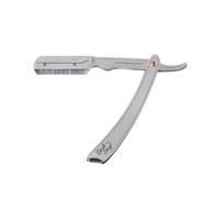 Dark Stag Barber Straight Razor Shavette Premium Steel Handle