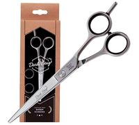 Dark Stag DS + Professional Premium Barber Scissors (7 inch) - Heat Treated Durable Stainless Steel for Ultimate Hairdressing, Cutting & Styling